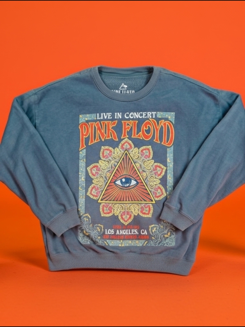 Goodie Two Sleeves Pink Floyd Live In Concert Graphic Sweatshirt Men's M